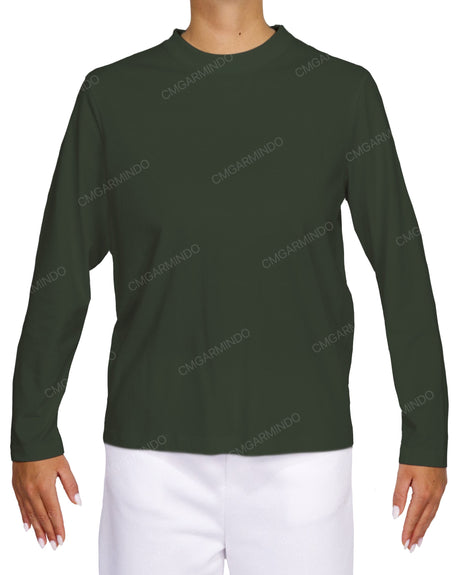 Relaxed Long Sleeve Crew Neck T-Shirt