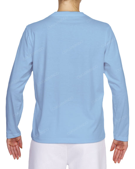 Relaxed Long Sleeve Crew Neck T-Shirt