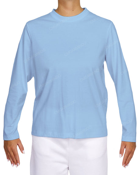 Relaxed Long Sleeve Crew Neck T-Shirt
