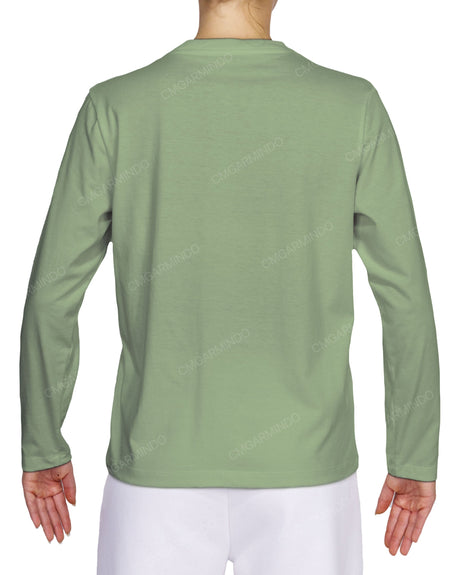 Relaxed Long Sleeve Crew Neck T-Shirt