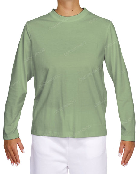 Relaxed Long Sleeve Crew Neck T-Shirt