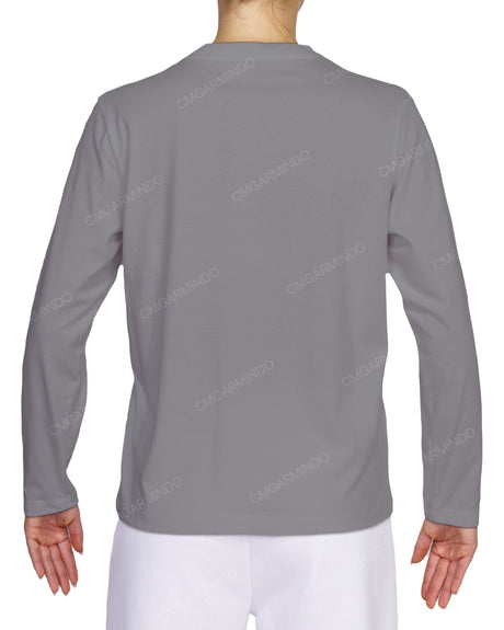 Relaxed Long Sleeve Crew Neck T-Shirt