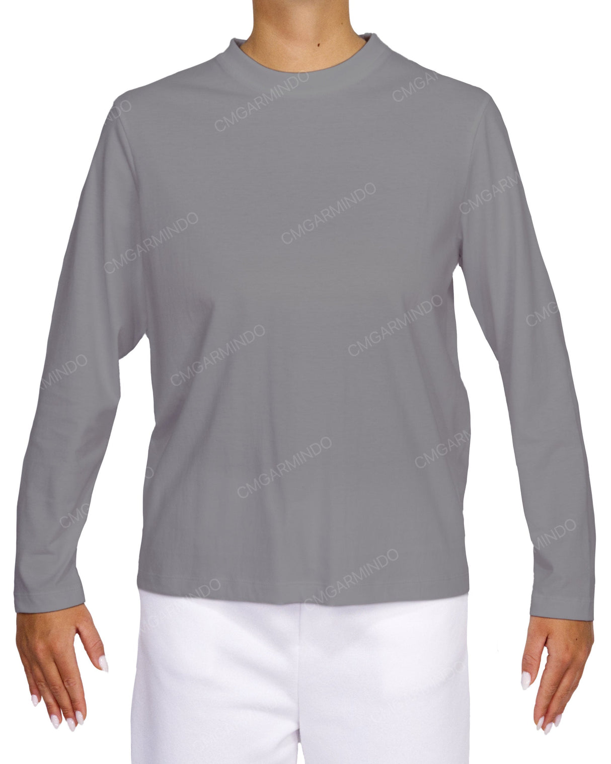 Relaxed Long Sleeve Crew Neck T-Shirt