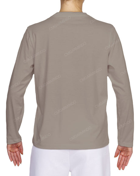 Relaxed Long Sleeve Crew Neck T-Shirt
