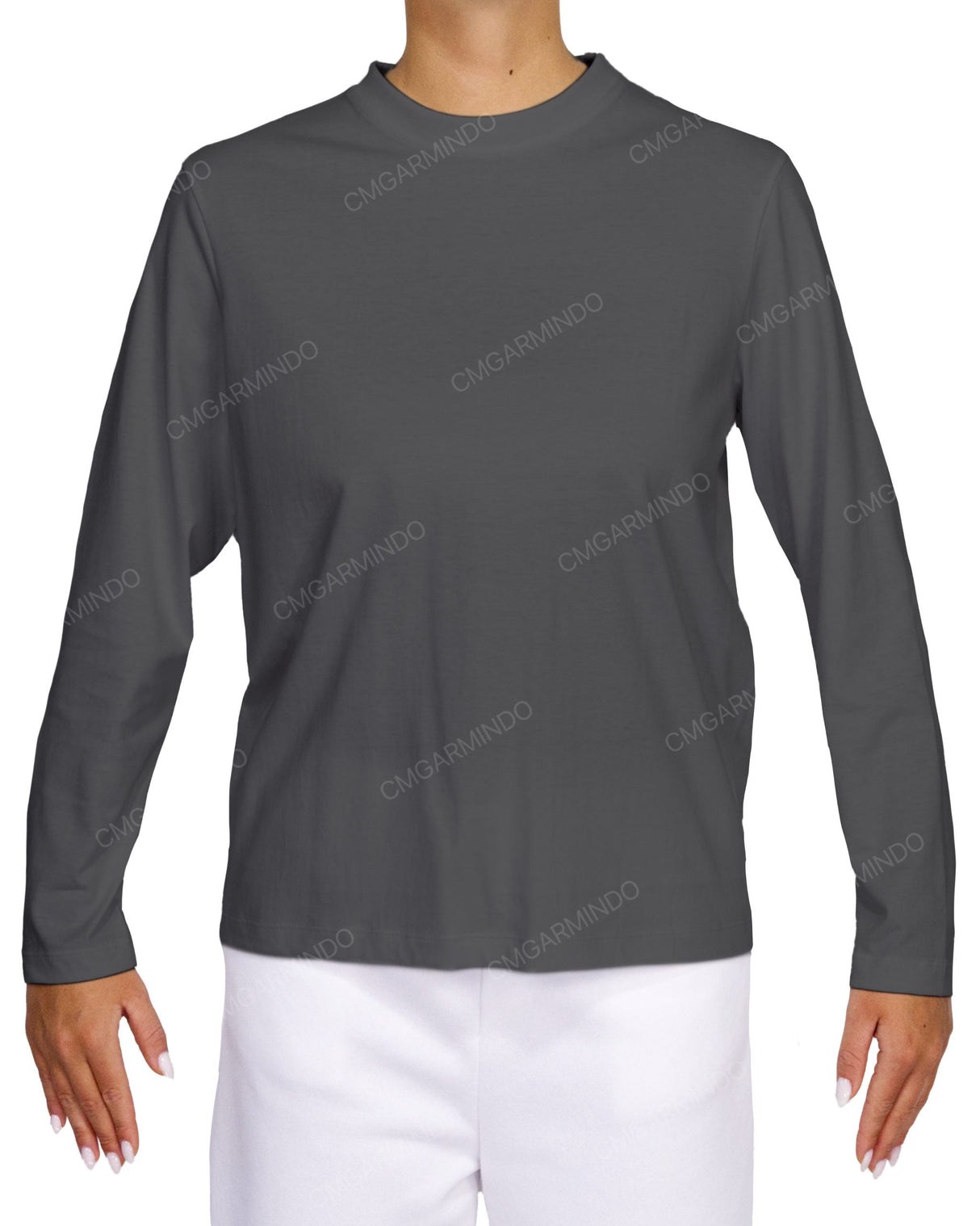 Relaxed Long Sleeve Crew Neck T-Shirt