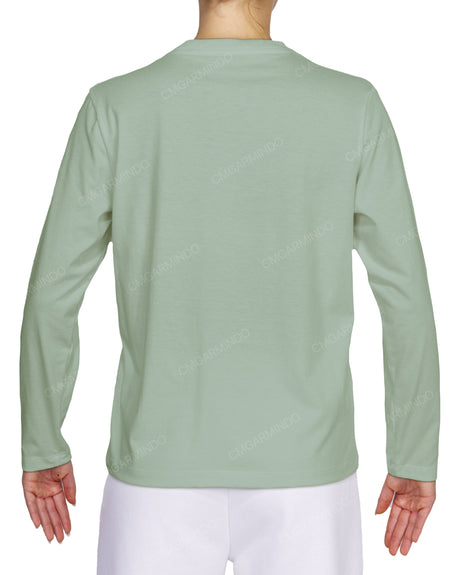 Relaxed Long Sleeve Crew Neck T-Shirt