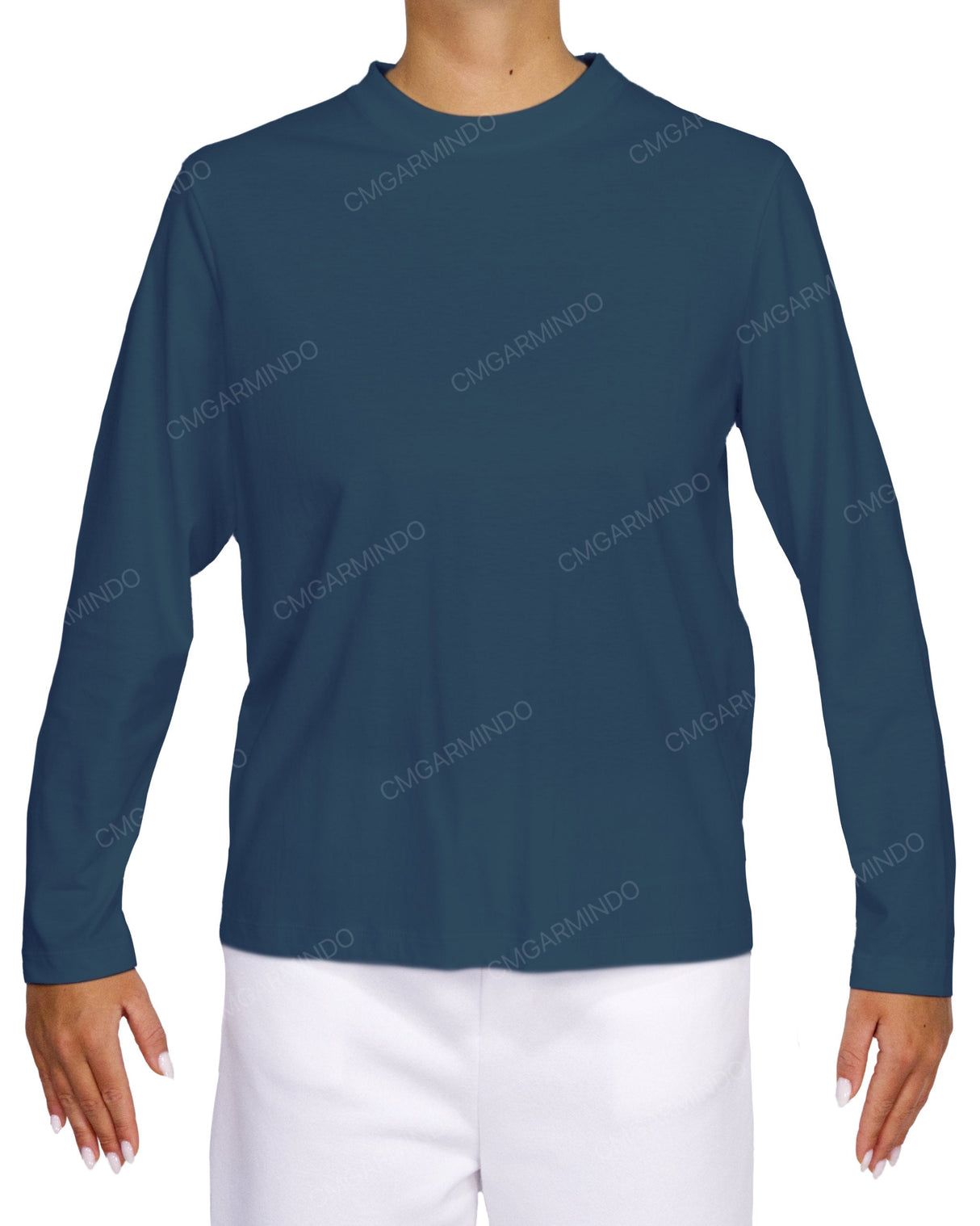 Relaxed Long Sleeve Crew Neck T-Shirt