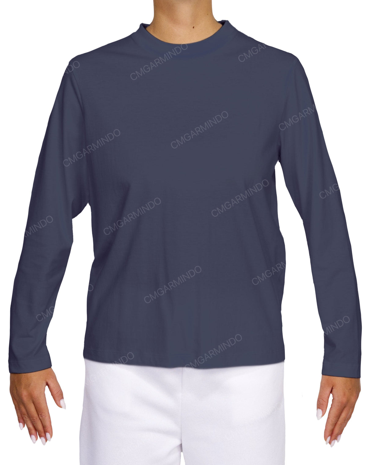 Relaxed Long Sleeve Crew Neck T-Shirt