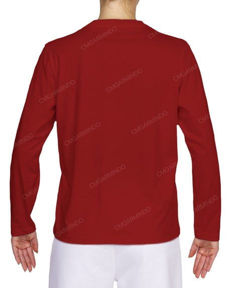 Relaxed Long Sleeve Crew Neck T-Shirt