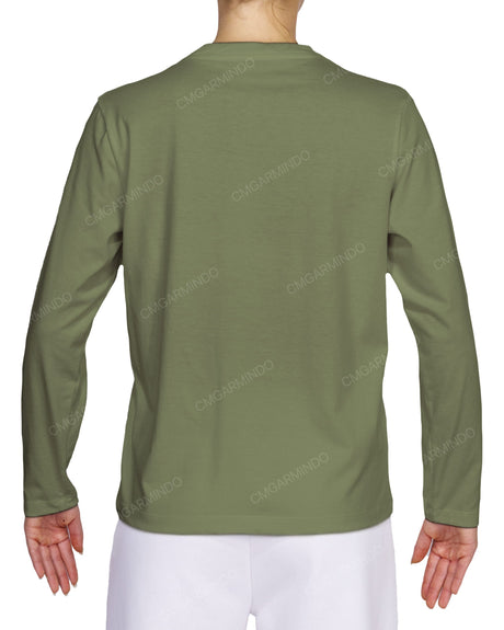 Relaxed Long Sleeve Crew Neck T-Shirt