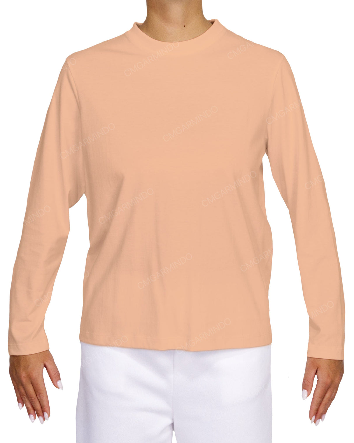 Relaxed Long Sleeve Crew Neck T-Shirt