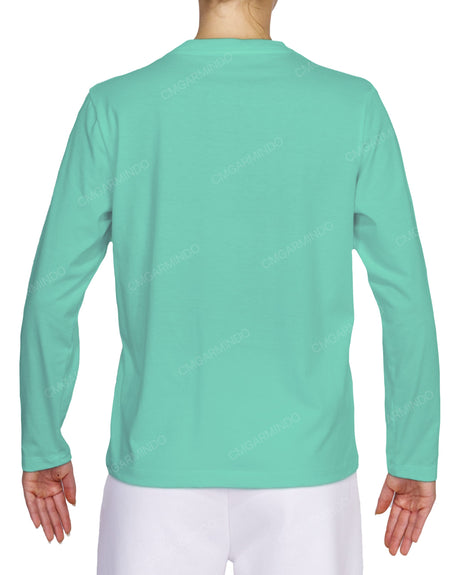 Relaxed Long Sleeve Crew Neck T-Shirt