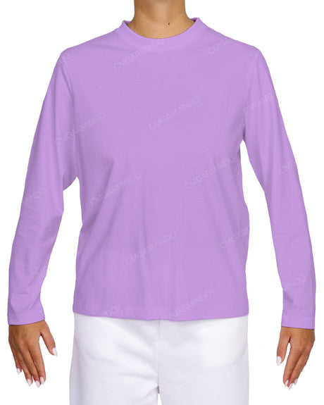 Relaxed Long Sleeve Crew Neck T-Shirt