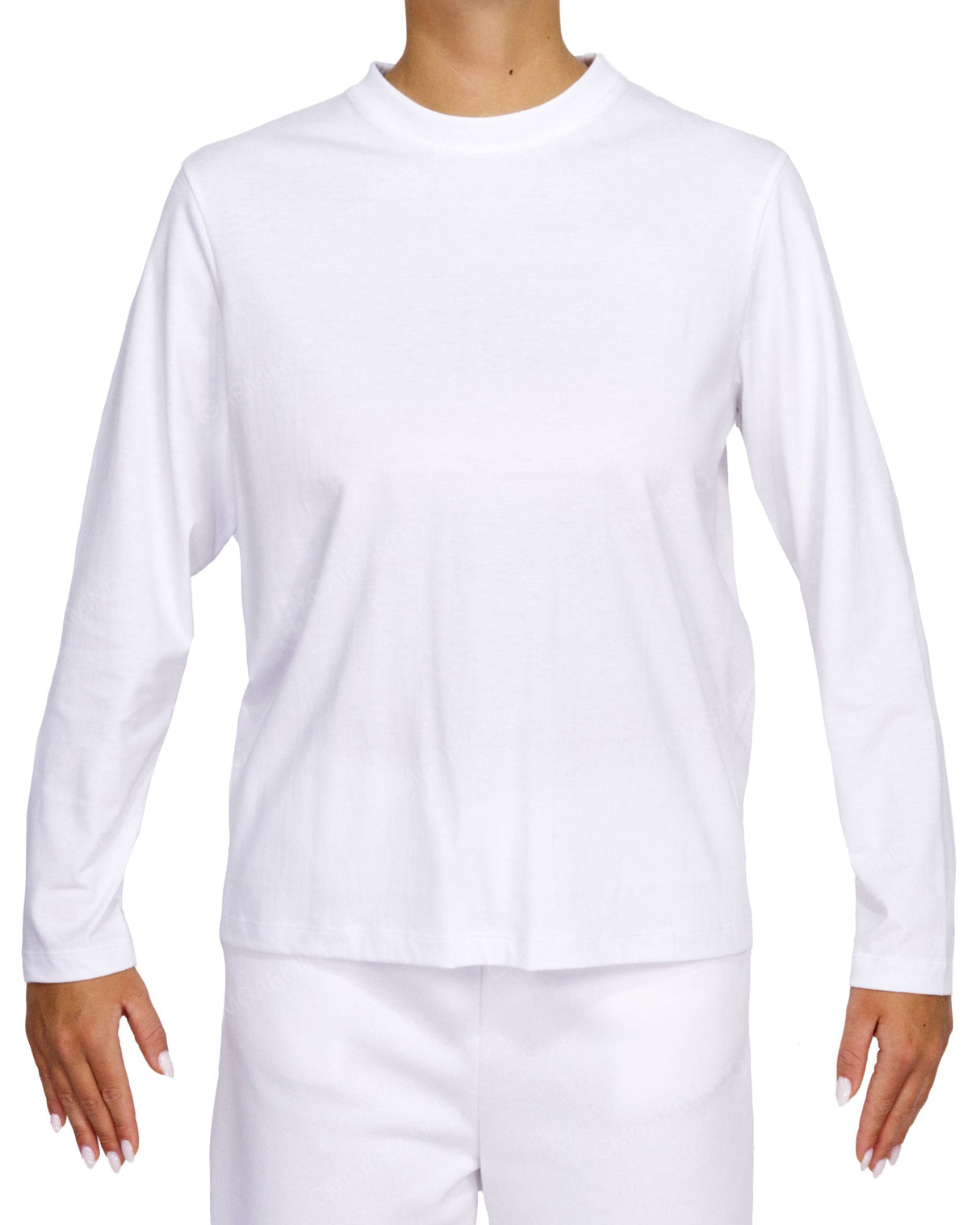 Relaxed Long Sleeve Crew Neck T-Shirt