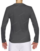 Fitted Long Sleeve V-Neck T-Shirt