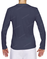 Fitted Long Sleeve V-Neck T-Shirt