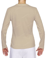 Fitted Long Sleeve V-Neck T-Shirt