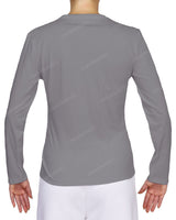 Fitted Long Sleeve V-Neck T-Shirt