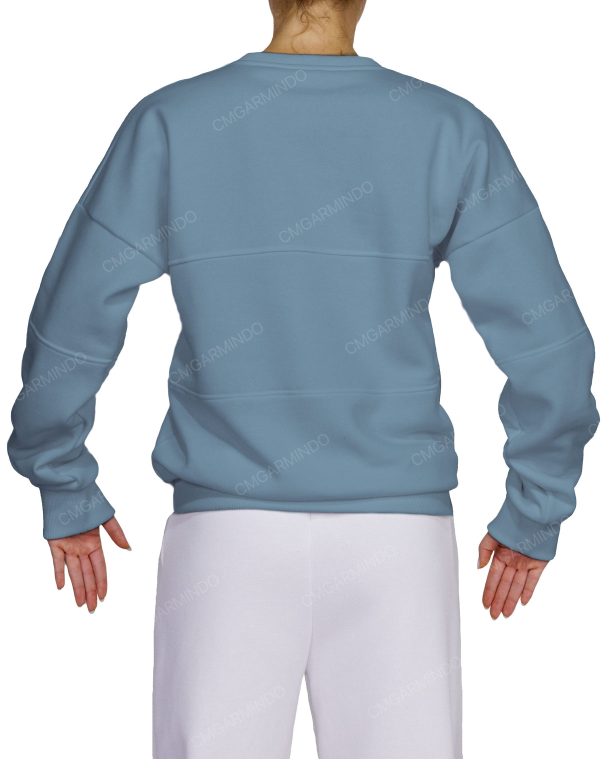 Oversized Drop Shoulder Panel Sweatshirt