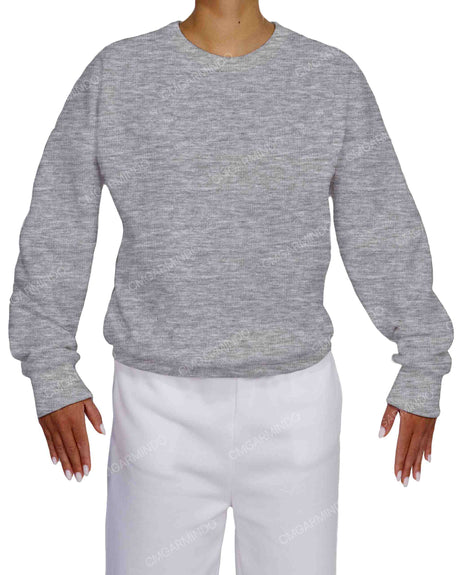 Oversized Drop Shoulder Panel Sweatshirt