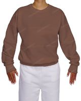 Oversized Drop Shoulder Panel Sweatshirt