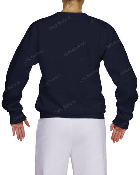 Oversized Drop Shoulder Panel Sweatshirt