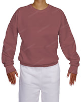 Oversized Drop Shoulder Panel Sweatshirt