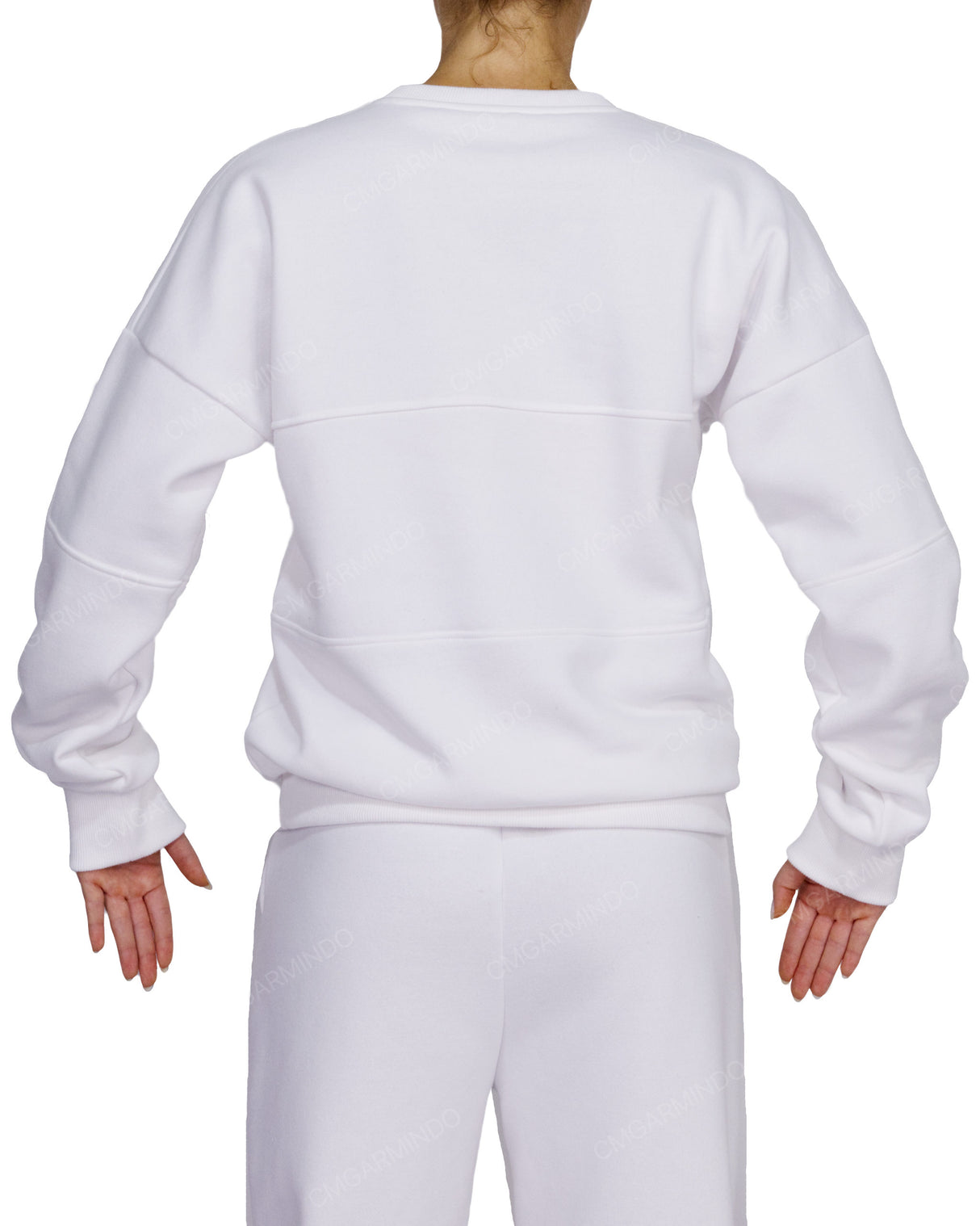 Oversized Drop Shoulder Panel Sweatshirt