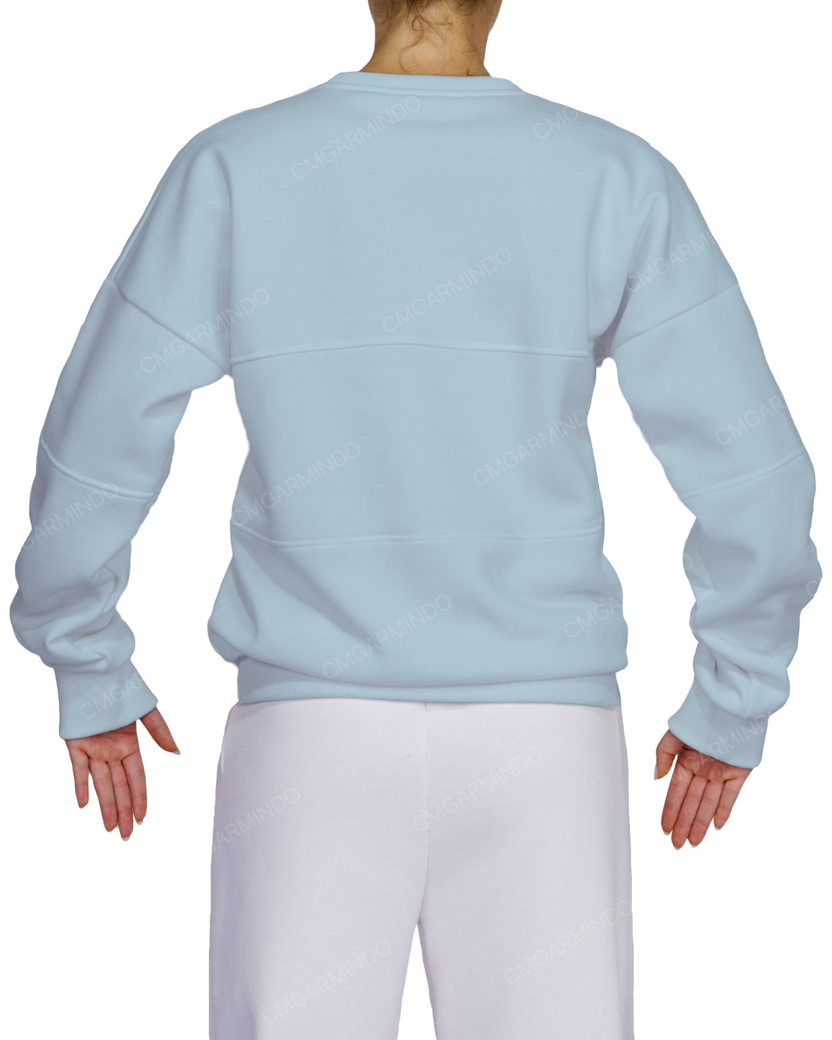 Oversized Drop Shoulder Panel Sweatshirt