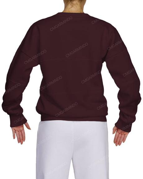 Oversized Drop Shoulder Panel Sweatshirt