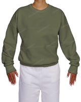 Oversized Drop Shoulder Panel Sweatshirt