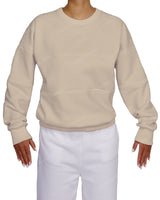 Oversized Drop Shoulder Panel Sweatshirt