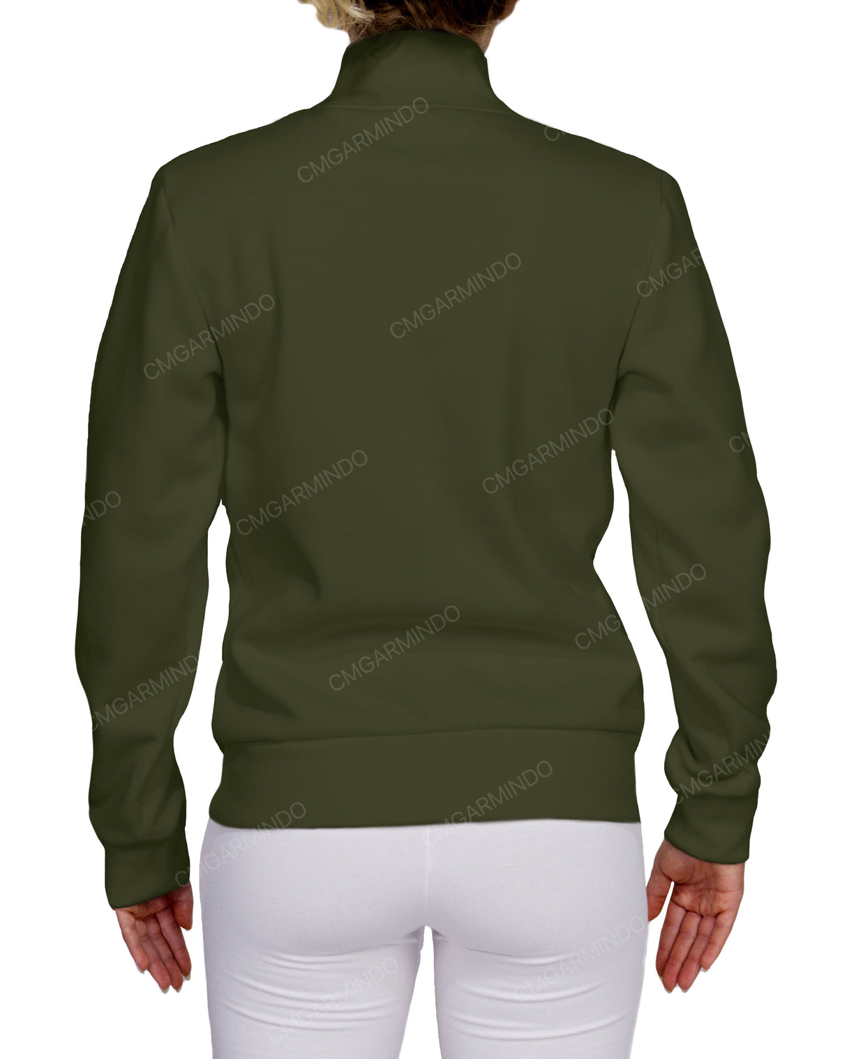 High Neck 1/4 Zip Sweatshirt