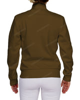 High Neck 1/4 Zip Sweatshirt