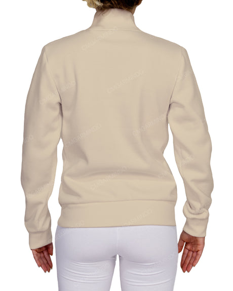 High Neck 1/4 Zip Sweatshirt