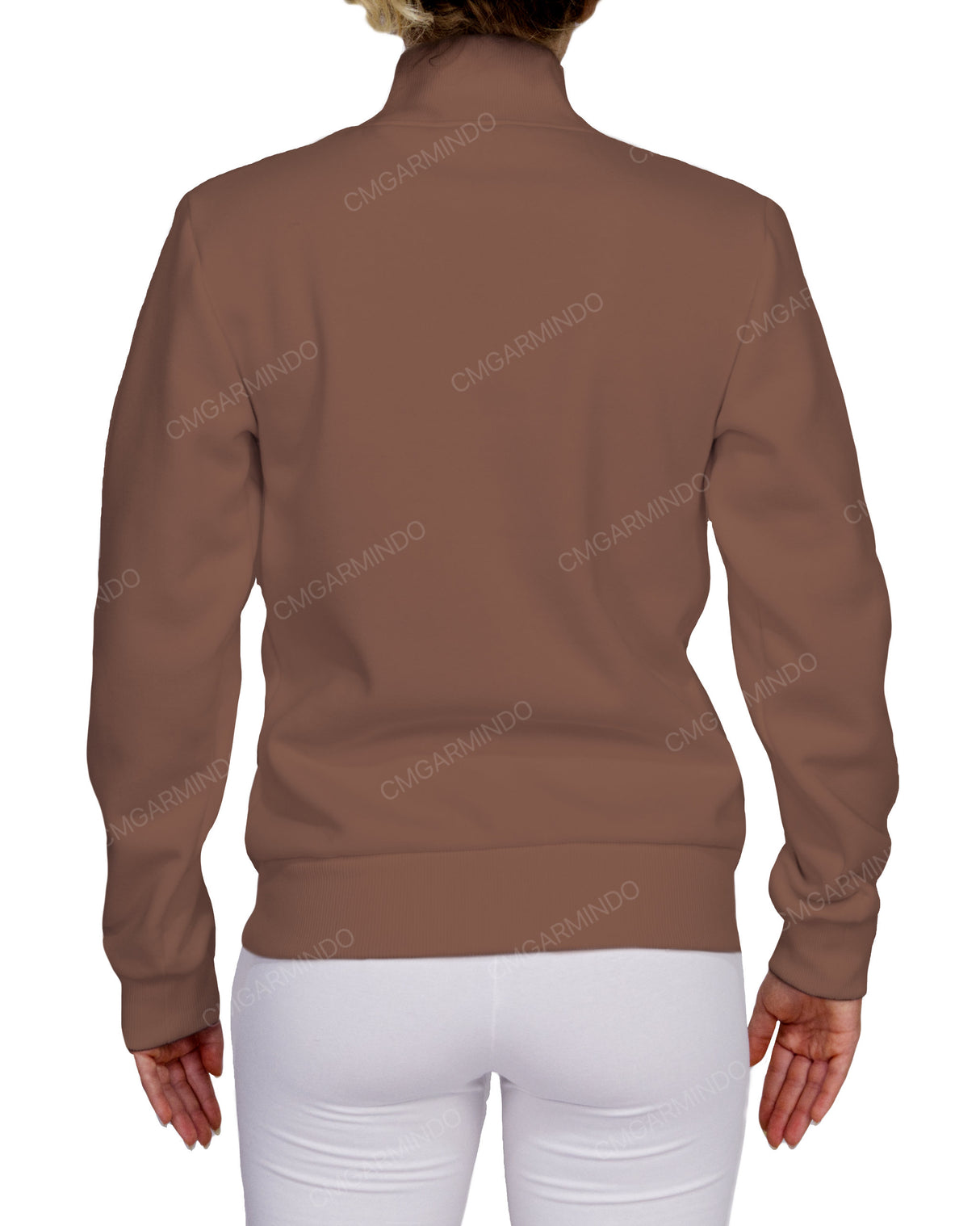 High Neck 1/4 Zip Sweatshirt