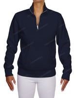 High Neck 1/4 Zip Sweatshirt