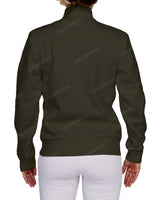 High Neck 1/4 Zip Sweatshirt