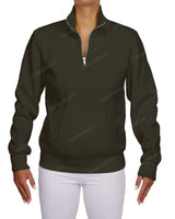 High Neck 1/4 Zip Sweatshirt
