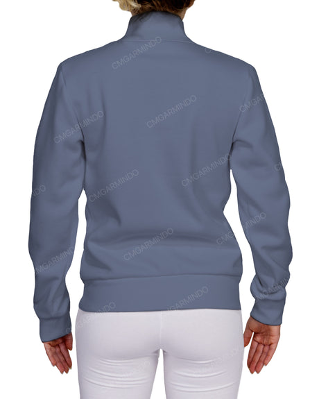 High Neck 1/4 Zip Sweatshirt
