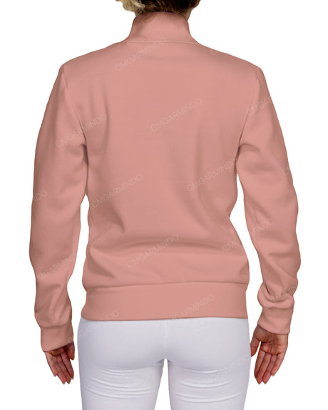 High Neck 1/4 Zip Sweatshirt