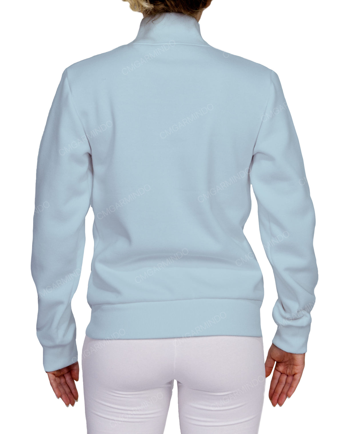 High Neck 1/4 Zip Sweatshirt