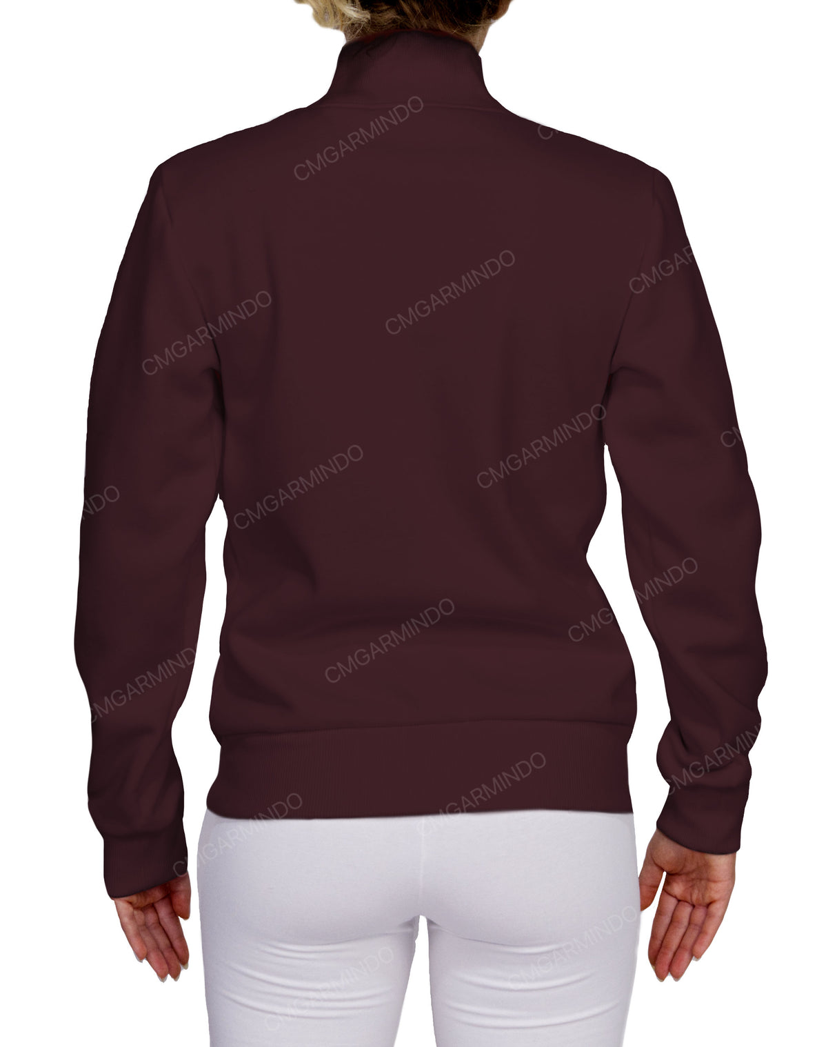 High Neck 1/4 Zip Sweatshirt