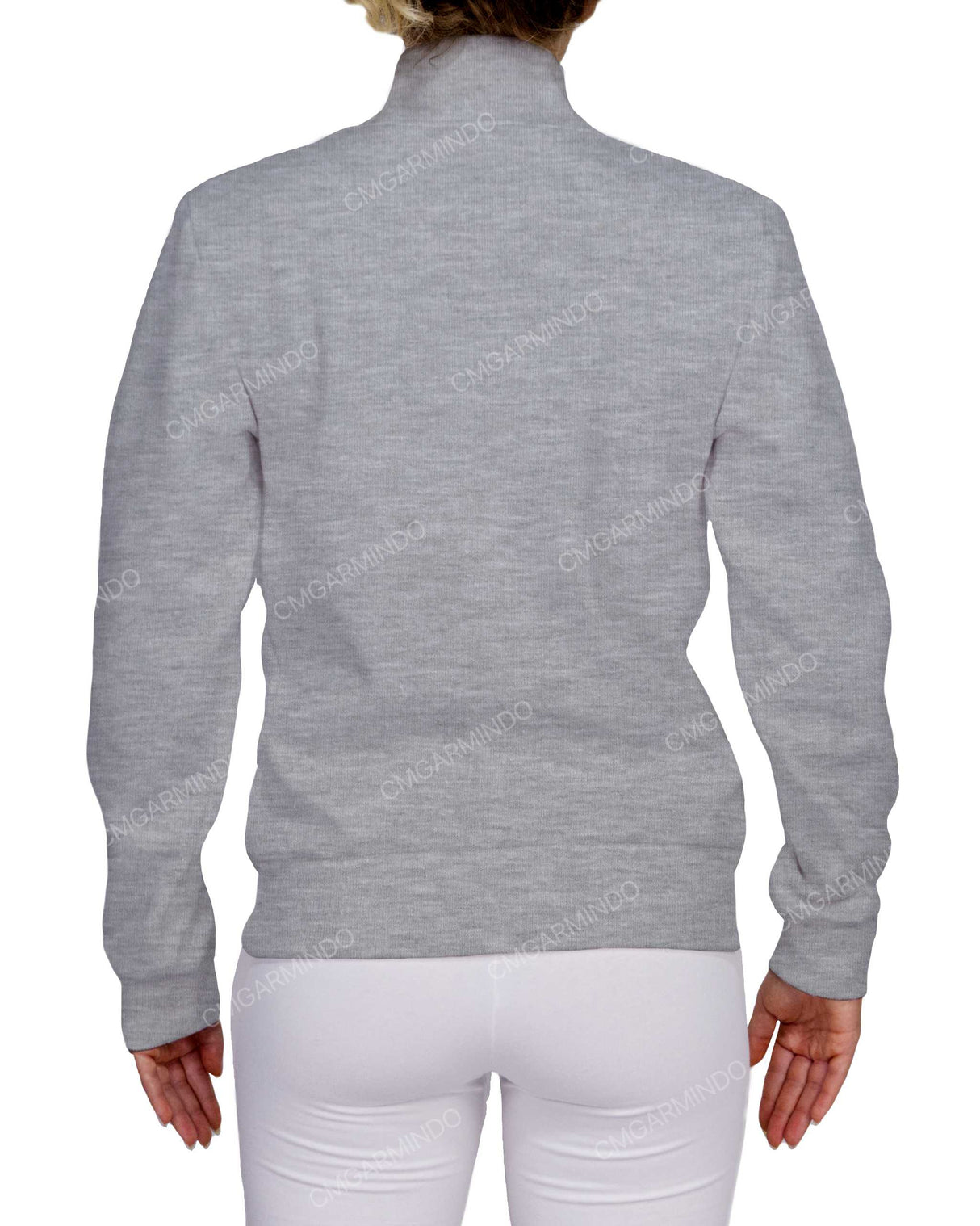 High Neck 1/4 Zip Sweatshirt
