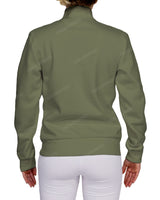 High Neck 1/4 Zip Sweatshirt