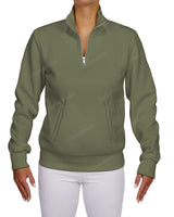 High Neck 1/4 Zip Sweatshirt