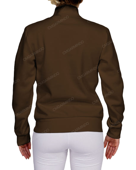 High Neck 1/4 Zip Sweatshirt
