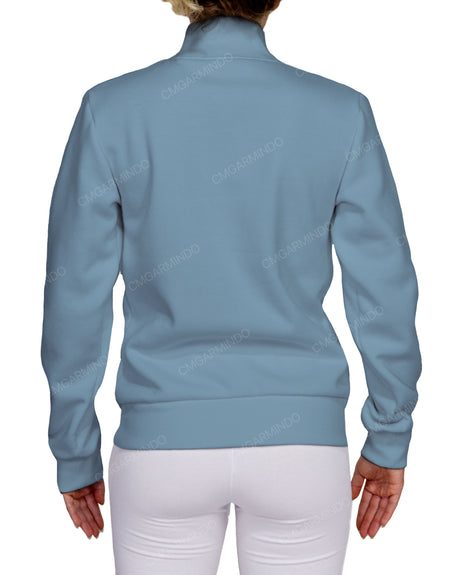 High Neck 1/4 Zip Sweatshirt