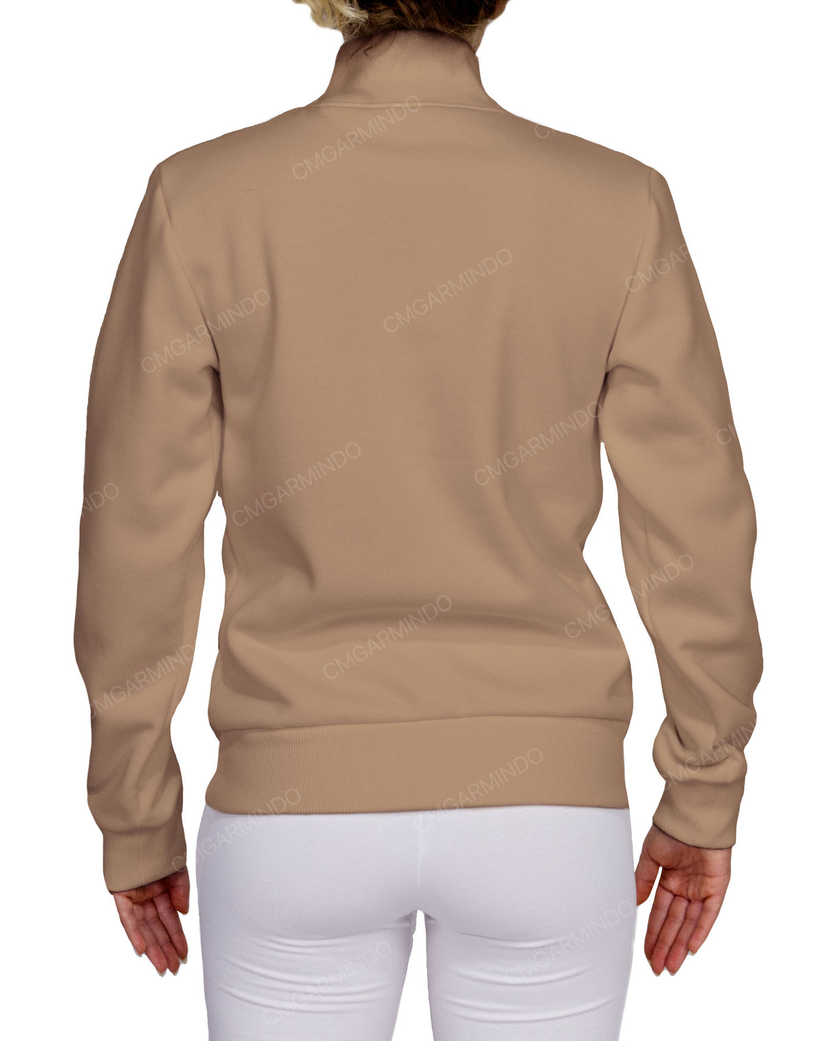 High Neck 1/4 Zip Sweatshirt