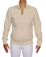 High Neck 1/4 Zip Sweatshirt